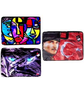 Stilo Desenli Proje Çantası Kumaş 35X50 Sit-Prc-0005 Karışık - 1 adet