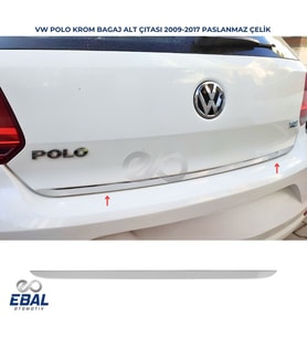 VW Polo Krom Bagaj Alt Çıtası 2009-2017 Arası P. Çelik
