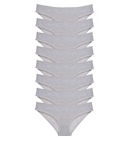 Mulvxbrf Brf02 8 Adet Süper Eko Set Likralı Kadın Slip Külot Gri (Mulvix)