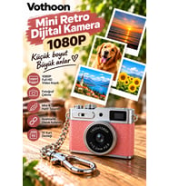 Dijital Kamera Full Fotoğraf & Video Çekimi Lcd Ekran Kamera Tf Kart Destekli