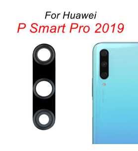 Huawei Uyumlu P Smart PRO Arka Kamera Camı Lens Yapışkanlı