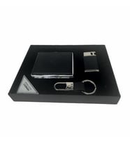 Honest Deri Kaplama Kartlık Çakı ve Anahtarlık Set (Taş)