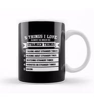 Five Things I Love Almost As Much As Stranger Things Kupa Bardak Porselen