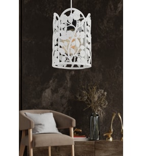 Beyaz 16 cm Modern Avize Sarkıt, Salon, Mutfak, Cafe Dekoratif Aydınlatma