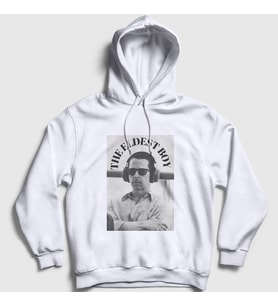 Presmono Unisex Beyaz Eldest Kendall Logan Roy Succession Kapüşonlu Sweatshirt 496962tt
