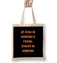 Friendship Quotes DAY ideas LOVE gift Robert Louis Bez Çanta Uzun Saplı