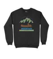 Mountain Journey Siyah Sweatshirt