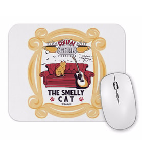 Central Perk Smelly Cat Kedi Friends Mouse Pad