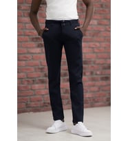 Regular Fit Likralı Penye Kumaş Beli İplikli Ve Lastikli Jogger Pantolon