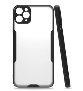Newface Apple iPhone 11 Pro Kılıf Platin Silikon - Siyah