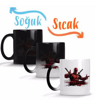 Deadpool Marvel Francis Sihirli Kupa Bardak Porselen