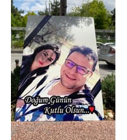 KİŞİYE ÖZEL HAZIRLANAN UV BASKILI YAZILI TABLO