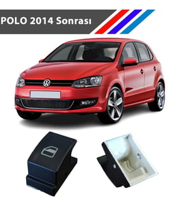 VW Polo Cam Düğme Kapağı 2 Adetli Set 2014 ve Sonrası