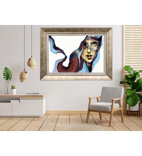 Gümüş Çerçeveli Tablo nb723