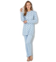 DoReMi Bayan Pijama Takımı (Bebek Mavisi)