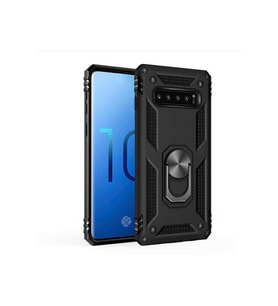 Samsung Galaxy S10 Uyumlu Kılıf Zore Vega Kapak (Siyah)