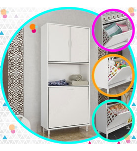 Modilayn Kirli Çamaşır Dolabı Banyo Kirli Çamaşır Sepeti