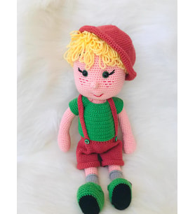 Tomy Bebek Amigurumi Organik Oyuncak
