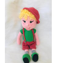 Tomy Bebek Amigurumi Organik Oyuncak