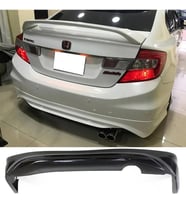 Honda Civic Fb7 Modulo Arka Ek Plastik Siyah Difüzör Çıkışsız 2012-2016 Arka-difizör-bodykit-ek