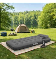 Bestway Single Tek Kişilik Şişme Yatak + El Pompası ve Yastık 185x76x22cm 671GY BW142