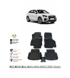 Audi Q2 2025 Model 4D Havuzlu Paspas