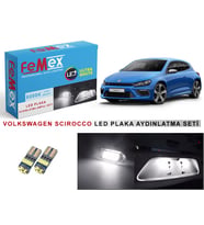 Volkswagen Scirocco Plaka Aydınlatma Ampul Seti FEMEX Parlak Beyaz