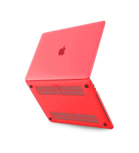 Apple Macbook Pro 13 2021 Macbook Buzlu Kapak - Kırmızı