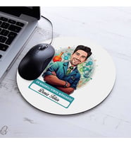 Kişiye Özel Hediye Karikatürlü En Başarılı Erkek Kimya Mühendisi Mousepad