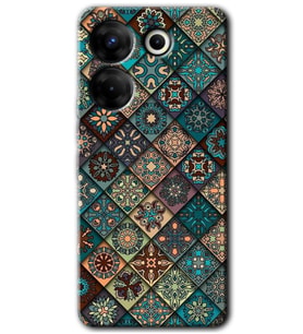 Tecno Camon 20 Pro 5G Kılıf HD Desen Baskılı Kılıf - Mandala Desen