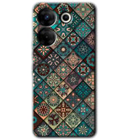 Tecno Camon 20 Pro 5G Kılıf HD Desen Baskılı Kılıf - Mandala Desen