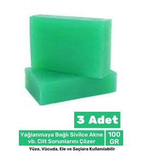 %100 Doğal Güzel Kokulu El Yüz Saç Vücut Cilt Onaran Kolajen Etkili Okaliptus Bitkisel Sabun 3 Adet
