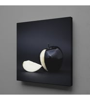 SİYAH ELMA TEMALI KANVAS TABLO 140x140cm