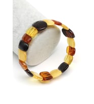 Damla Kehribar Bileklik – 11 × 18 mm  12,6 gr  18 cm