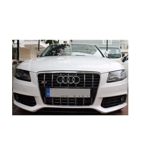 audi a4 (2008-2012) uyumlu krom-siyah s4 panjur