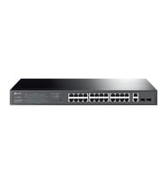 TP-LINK TL-SG1428PE 28 PORT 10/100/1000 24 PORT POE +2SFP YONETILEBILIR RACK MOUNT SWITCH