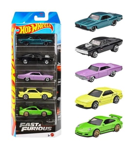 Hot Wheels Fast and Furious 5'li Araba Seti JDR19