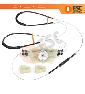 VW Passat B5 3B 3BG Skoda Superb MK1 B5 3U 3B1837461 İçin Ön Sol Cam Kriko Tamir Seti