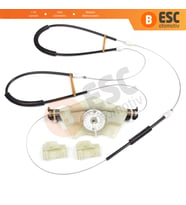 VW Passat B5 3B 3BG Skoda Superb MK1 B5 3U 3B1837461 İçin Ön Sol Cam Kriko Tamir Seti