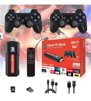 BYOZTEK X2 ANDROİD TV Game Retro Oyun Konsolu 8K HDR 5G 64GB 3D 4K  (Siyah)