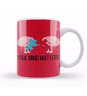 YOUE MIND MATTERS Kupa Bardak Porselen
