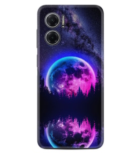 Xiaomi Redmi Note 11E Kılıf Silikon Desen Özel Seri Star Planet 1652