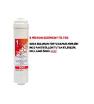 Kapalı Kasa Su Arıtma Cihazı Filtresi 6 Filtreli 75 Gpd Membranlı Set (Mavi Gümüş)