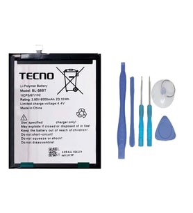 Tecno Pova 3 Uyumlu Pil Sıfır - Servis + TAMİR SETİ