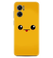 Xiaomi Redmi Note 11E Kılıf Resimli Desenli Silikon Platinium Series Yellow Sweet 1817