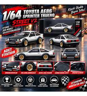 Toyota AE86 Sprinter Trueno Kaido Street V2 (adet fiyatıdır)