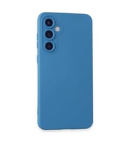 Samsung Galaxy S24 Kılıf Nano İçi Kadife Silikon - Mavi