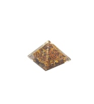 Hakiki Doğal Kaplan Gözü Taşı Orgonit Piramit 34 Gram