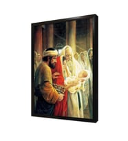 Apresentaçao De Jesus Çerçeveli Mdf Tablo