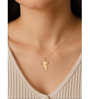 Kişiye Özel Aksolot Figürlü Kolye 925K Gümüş (Gold)